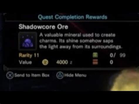 shadowcore ores late game.